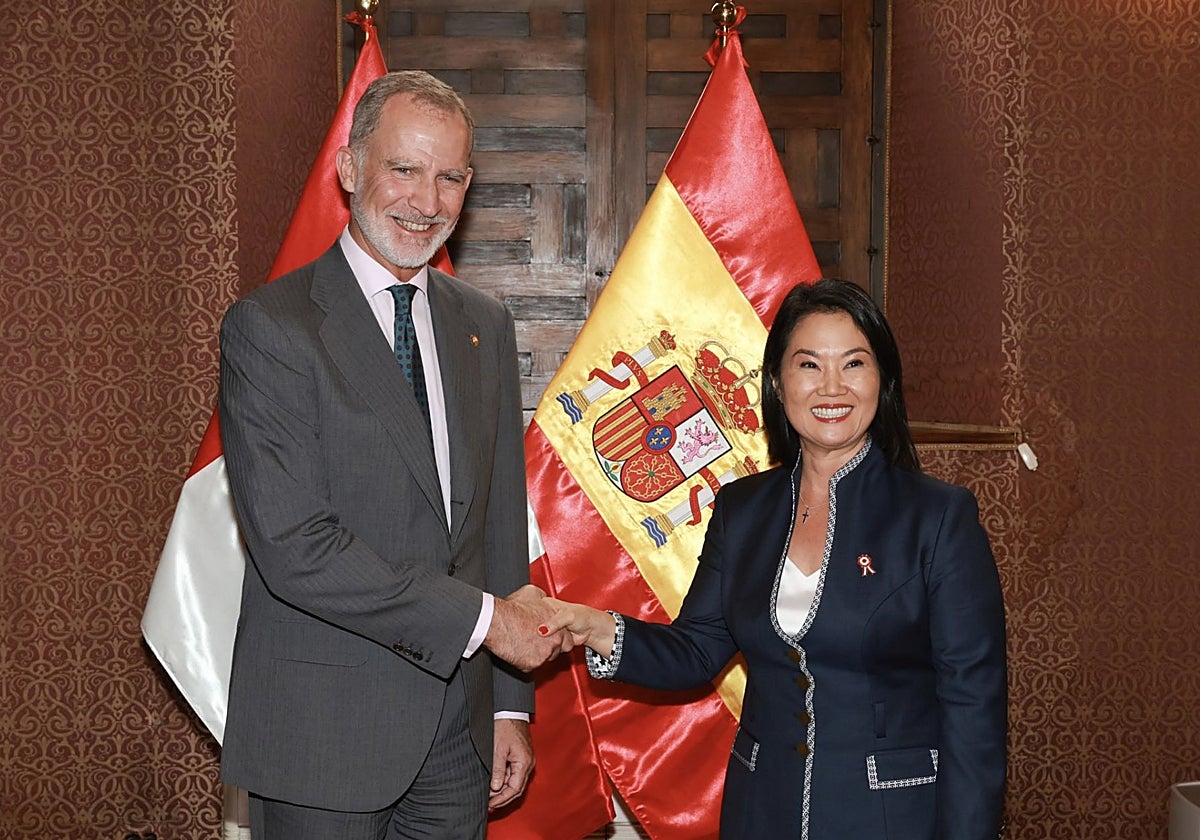 Felipe VI y Keiko Fujimori reafirman los lazos entre España y Perú