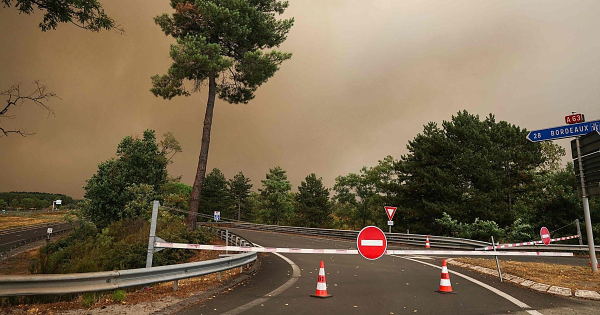 Francia reabre la autopista del suroeste a España mientras el fuego «sigue estable» en Gironda