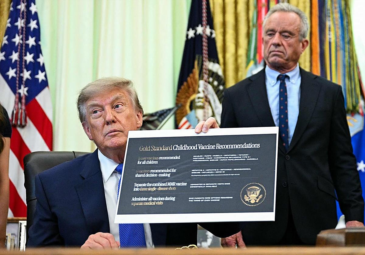Trump revoluciona el calendario de vacunas y reduce las exigencias gubernamentales