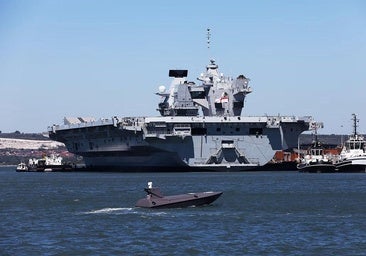 Las cámaras espía de los drones de la Royal Navy enviaron datos a China