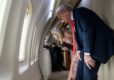 El vuelo secreto de Trump revela quién manda de verdad a su alrededor
