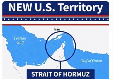 Trump se adjudica el estrecho de Ormuz como territorio de EE.UU.