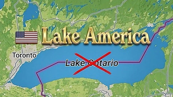 Trump cumple su amenaza y cambia el nombre del Lago Ontario por el de 'Lago América'