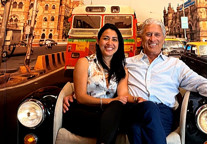 John Gannon y su pareja, en una foto personal.