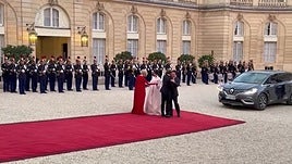 Macron ofrece una cena de estado por la visita del presidente de Corea del Sur