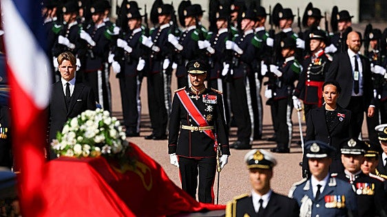 El funeral del Rey Harald de Noruega, en imágenes