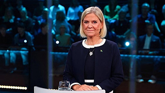 Andersson, la socialdemócrata sueca contra la inmigración y la inseguridad