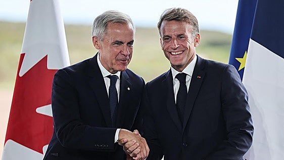 Macron y Carney reivindican la soberanía nacional en una visita cargada de simbolismo