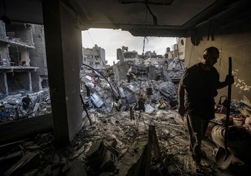 Gaza cumple un año de alto el fuego entre bombas y escombros