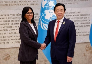 Delcy Rodríguez empieza su legitimación internacional en un foro de la ONU en Roma