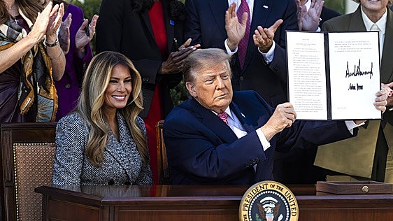 Donald y Melania Trump en una imagen de archivo.