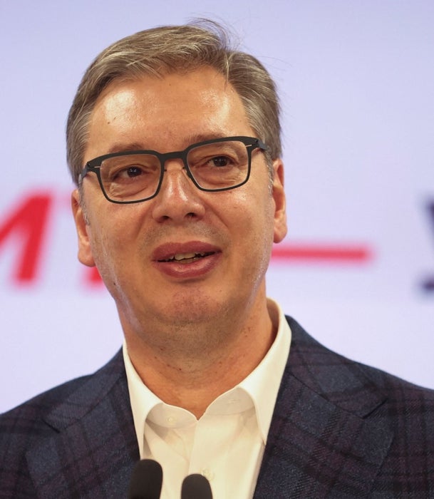 El presidente saliente de Serbia, Aleksandar Vucic.