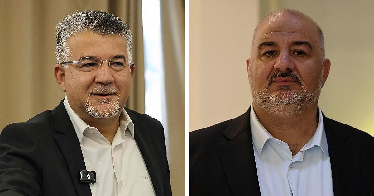Mansour Abbas y Yousef Jabareen, los dos palestinos que tienen la llave del Gobierno en Israel