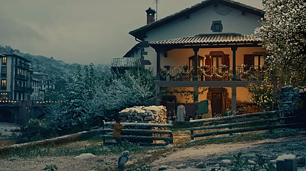 Imagen de una casa de Elizondo del anuncio de la Lotería de 2021