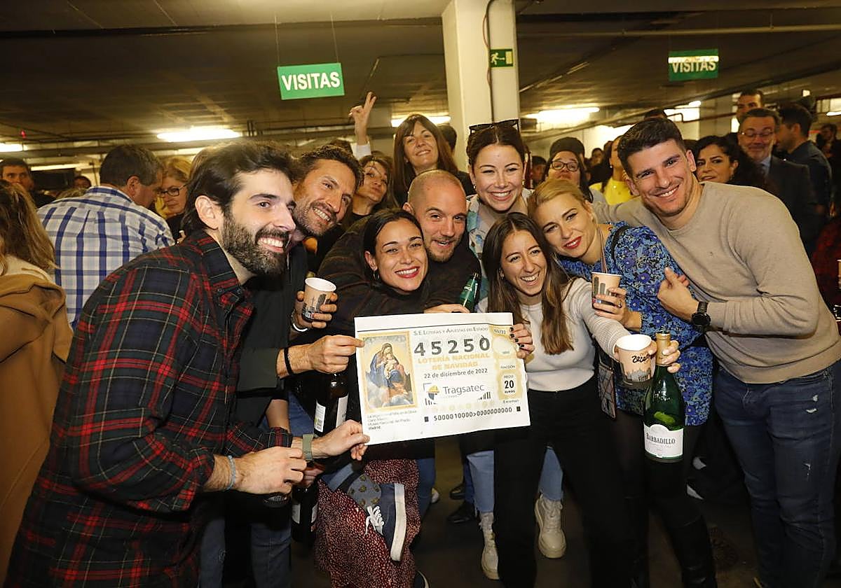 Algunos premiados con la Lotería de Navidad de 2022