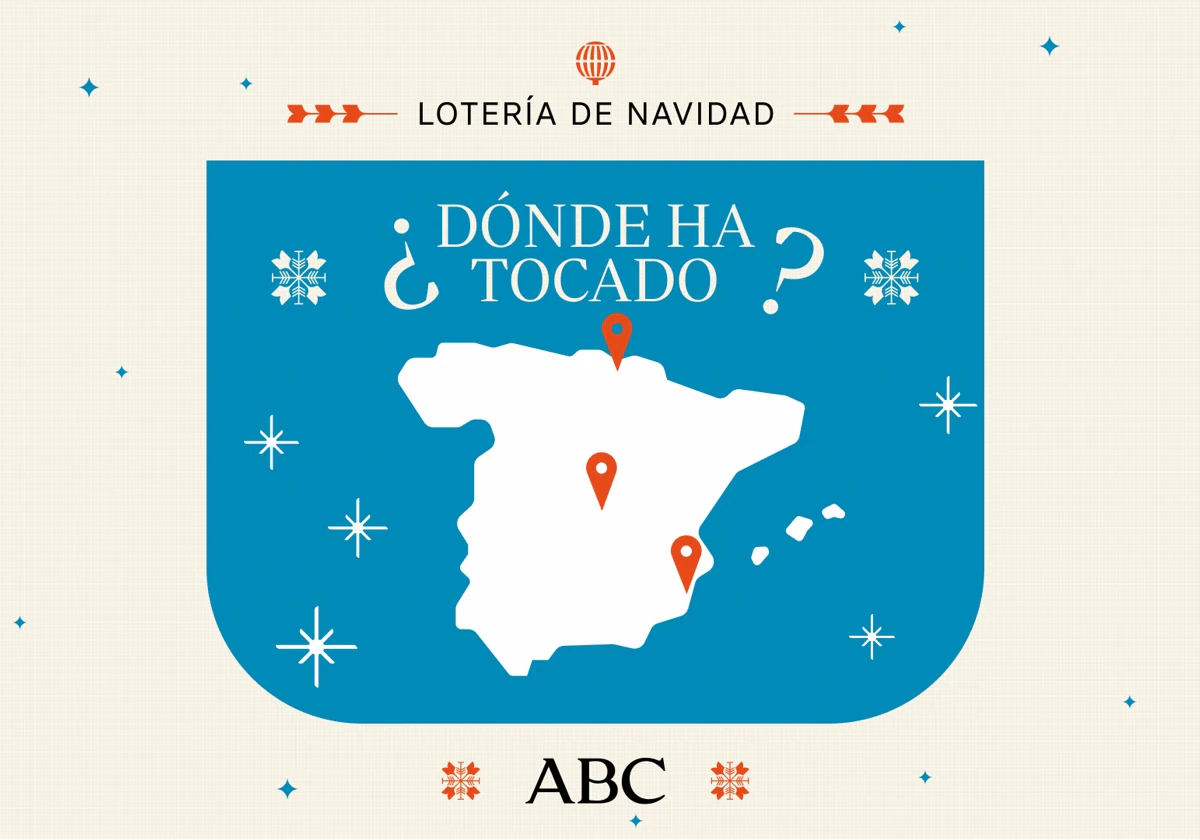 En qué administraciones se han vendido los grandes premios de la Lotería de Navidad