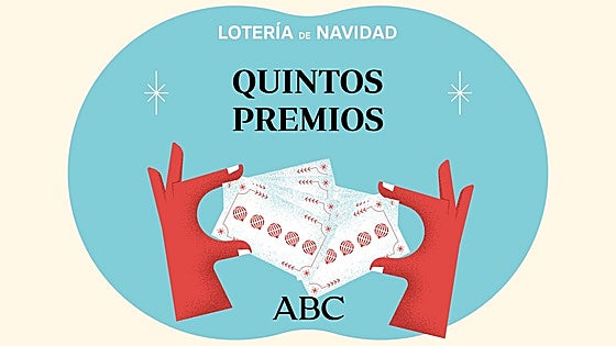 Estos son todos los quintos premios de la Lotería de Navidad 2025