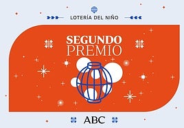 Este es el segundo premio de la Lotería del Niño