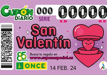 Sorteo Cupón Extra de San Valentín de la ONCE, en directo: resultado, premios y cupón ganador de la lotería hoy