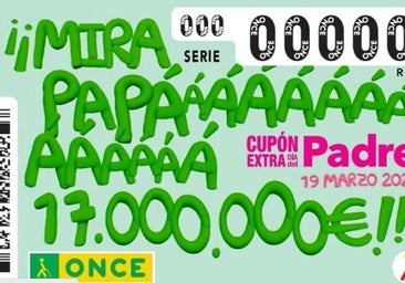 Comprobar Sorteo Extra del Día del Padre de la ONCE, en directo: número del cupón ganador y lista oficial de premios hoy