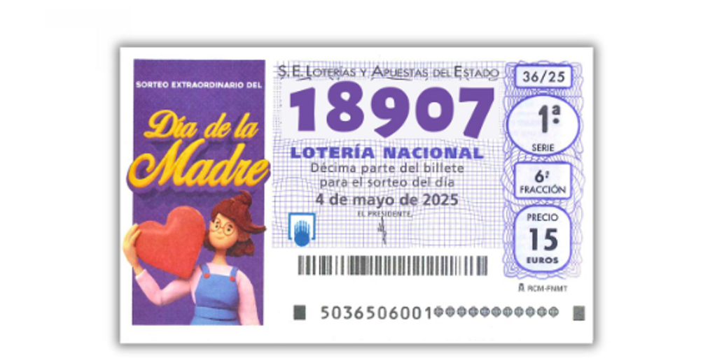 Lista del Sorteo Extraordinario del día de la Madre de la Lotería Nacional
