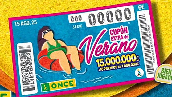 A qué hora es el Sorteo Extraordinario del Cupón Extra de Verano de la ONCE y dónde ver online hoy