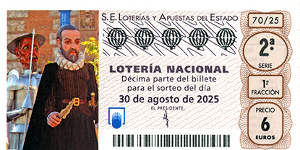 Lotería Nacional hoy, en directo: comprobar resultados, números, décimo ganador y lista oficial de premios del sorteo del 30 de agosto