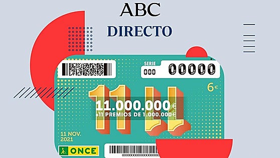 Comprobar cupón sorteo 11 del 11 de la ONCE hoy: número ganador, dónde ha tocado y lista de premios