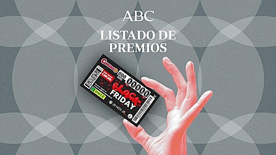 Premios de El Cuponazo del Black Friday de la ONCE hoy: lista oficial de los números ganadores