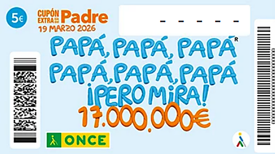 Comprobar Sorteo ONCE, en directo: número del cupón ganador del extra del Día del Padre y lista oficial de premios hoy