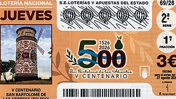 Comprobar Lotería Nacional hoy, en directo: resultados, números, décimo ganador y premios del sorteo del jueves 27 de agosto de 2026