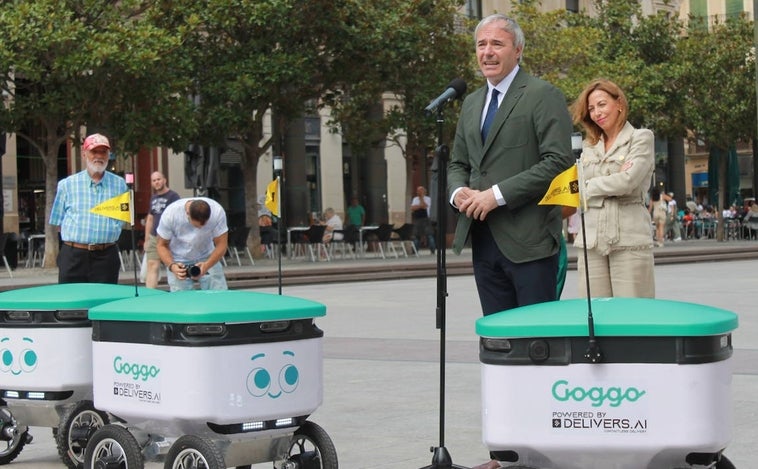 Los robots de entrega autónomos llegan a Zaragoza