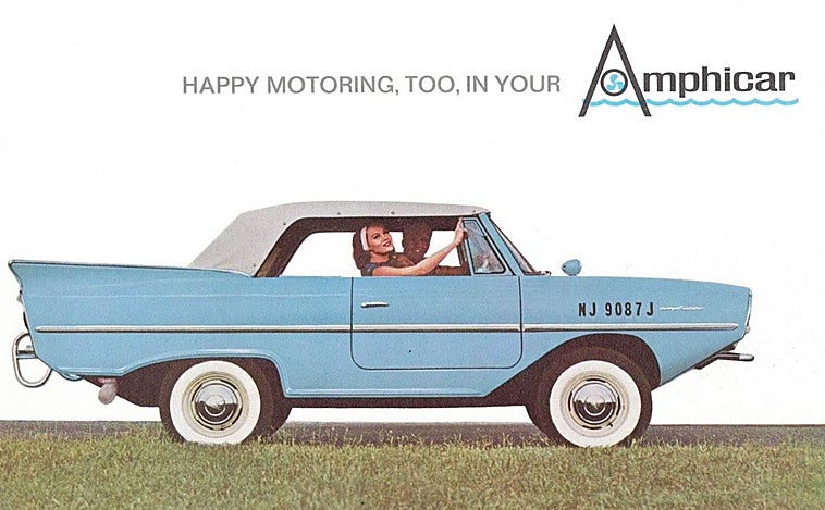 Amphicar, el coche anfibio que triunfó en los años 60