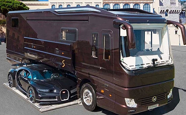 La autocaravana que cuesta más que el Bugatti que incluye