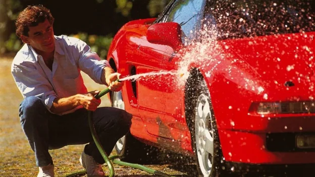 The image of the NSX has been forever linked to that of Ayrton Senna