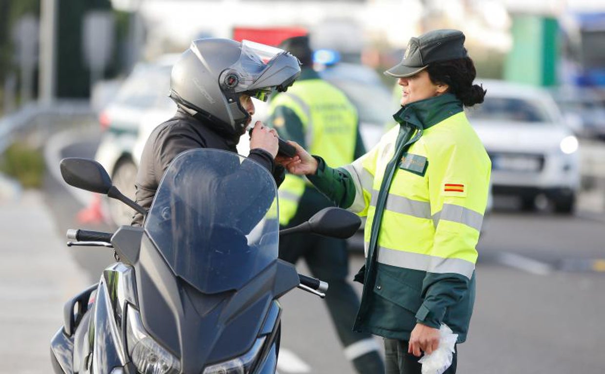 Imagen de archivo de un control de alcoholemia