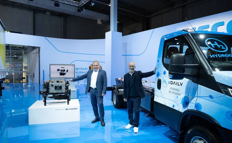 Así será la primera furgoneta de pila de hidrógeno de Hyundai e Iveco