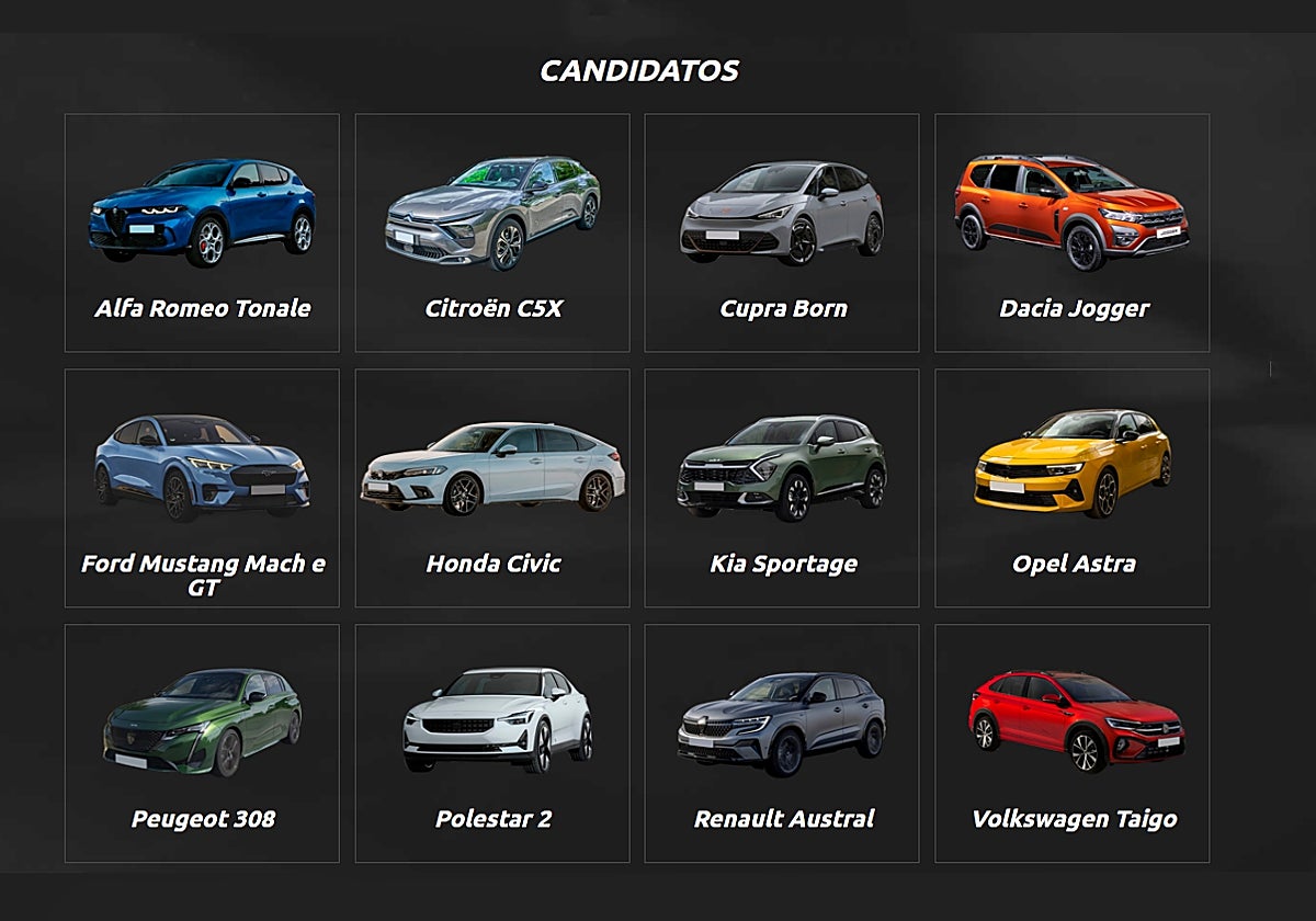 Estos son los 12 candidatos al Mejor Coche del Año ABC 2023