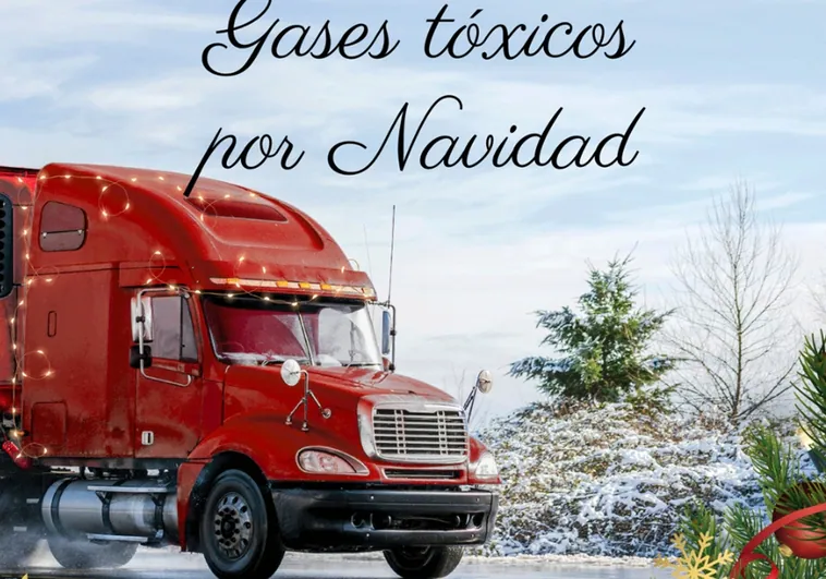 La contaminación por las emisiones de los camiones se duplica en Navidad