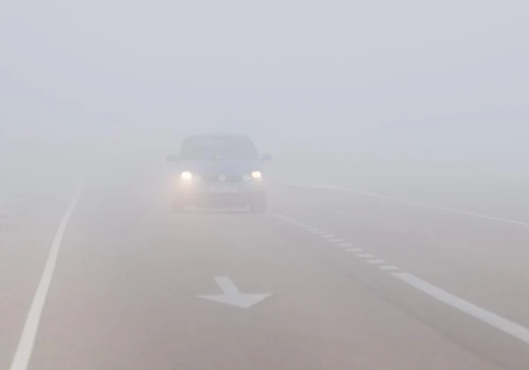 Cómo actuar si te encuentras un banco de niebla en la carretera