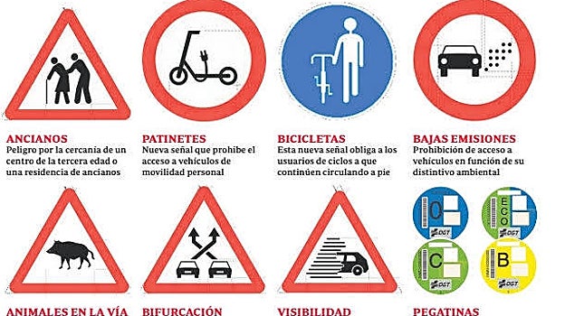 Las nuevas señales de la DGT que entran en vigor en 2023: este es su ...