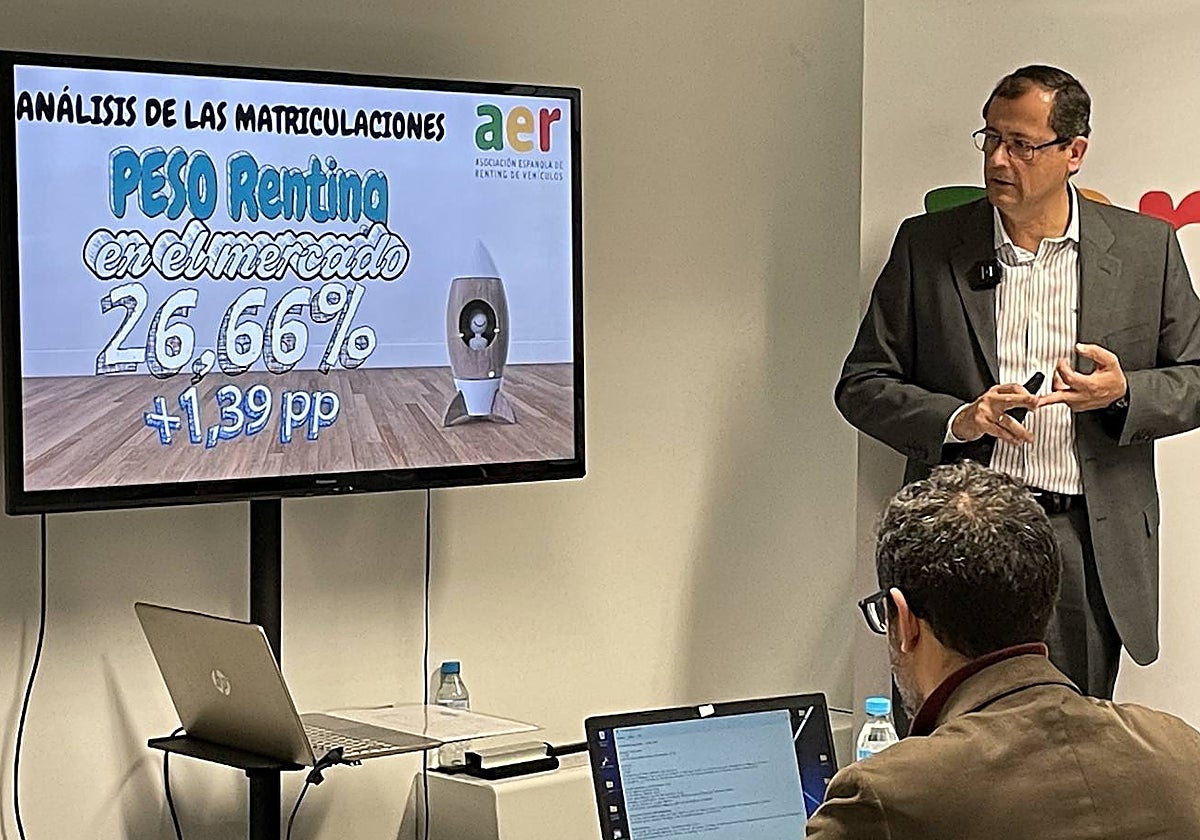 José-Martín Castro durante la presentación del balance de resultados del sector