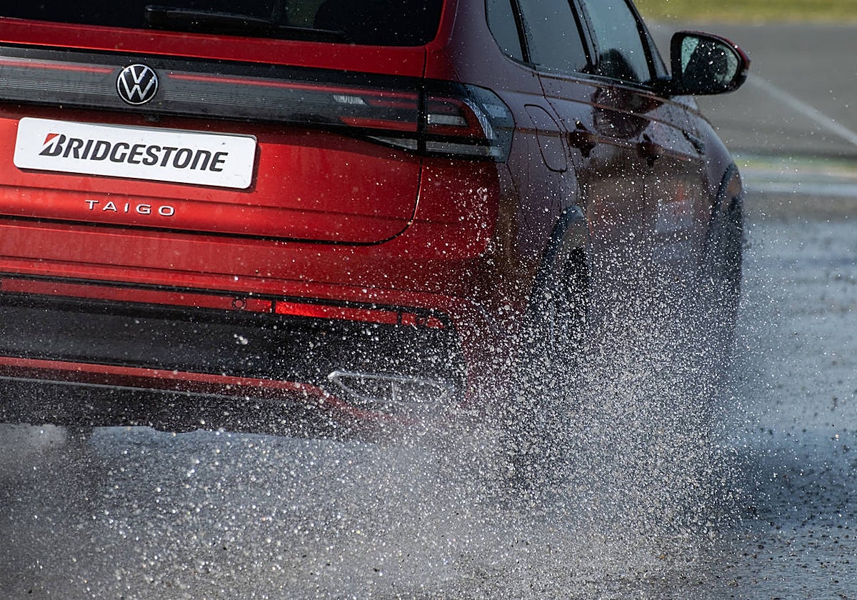 Comportamiento de los neumáticos en mojado