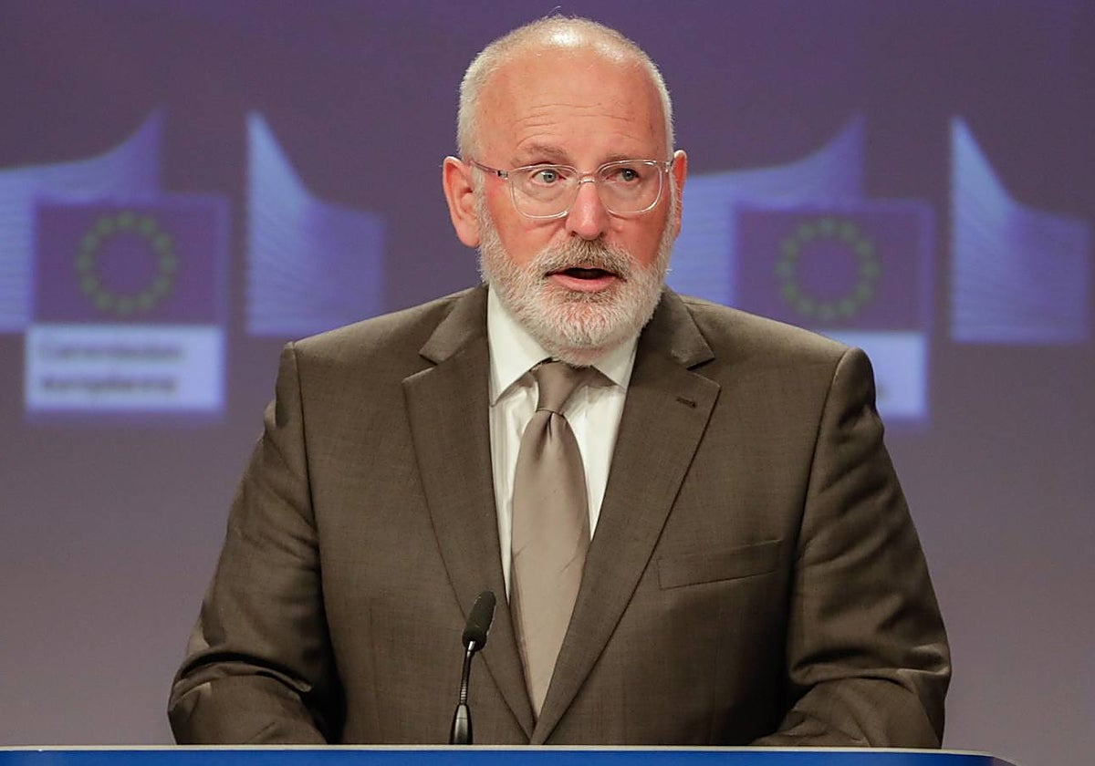 Frans Timmermans, vicepresidente de la Comisión Europea para el Pacto Verde Europeo