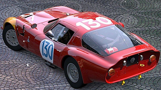 El Alfa Romeo TZ2, una de las creaciones de Spada para el circuito.