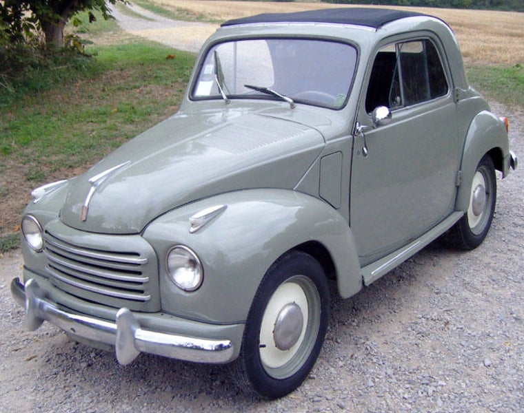 El 500 C, de 1949, tiene una carrocería muy modificada respecto a los A y B