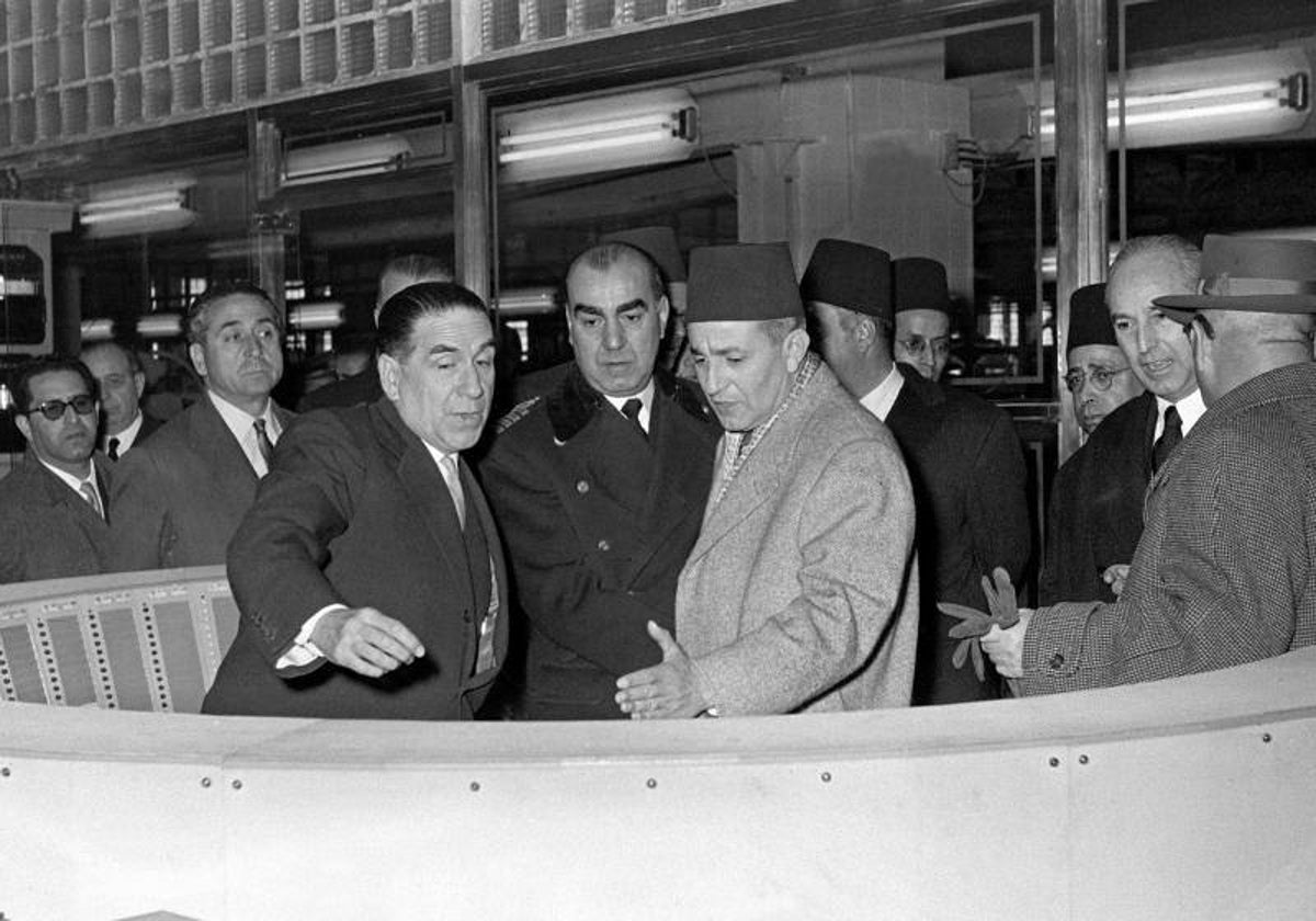 Ricart (a la izquierda) junto a Carrero Blanco