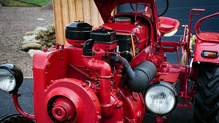 Motor refrigerado por aire, una constante en todos los tractores de Porsche