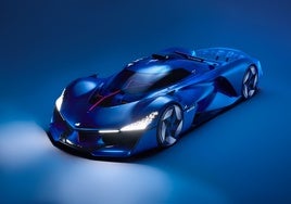 Alpine Alpenglow: un concept car funcional con motor de combustión de hidrógeno