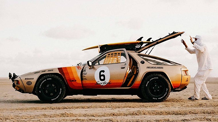 El singular «coche de surf» de Porsche